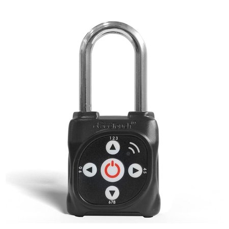 EGEETOUCH Smart Lockout Tagout Lock, BTDirectional Code, COMMERCIAL iOSAndroidWeb for REMOTE Mgmt, BLACK 5-05105-99
